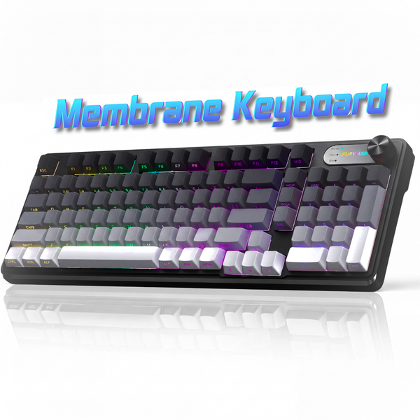 Tastatura Fara Fir Membrana FURYCUBE®️, Negru