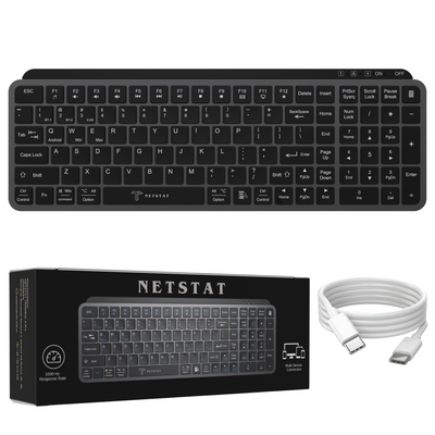 Tastatura Mecanica Pro Negru - vedere de sus