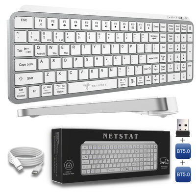 Tastatura Mecanica Pro Alb - vedere de sus